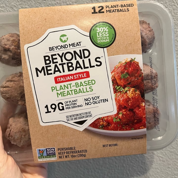 photo of Beyond Meat Beyond Meatballs shared by @fernandasilveira on  07 May 2022 - review