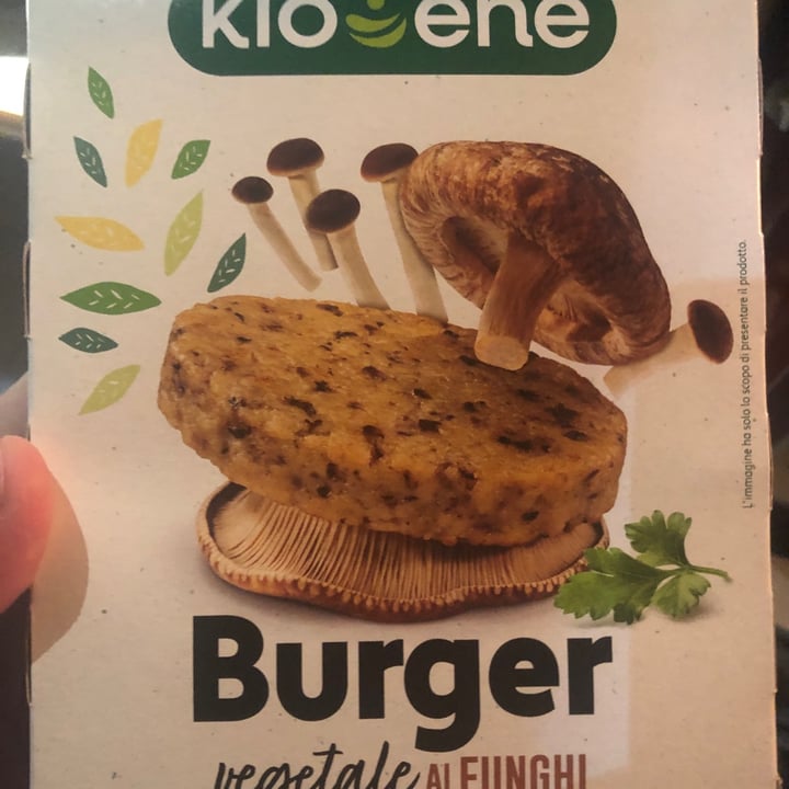 photo of Kioene Burger vegetale ai funghi shared by @leleballack on  11 Mar 2022 - review