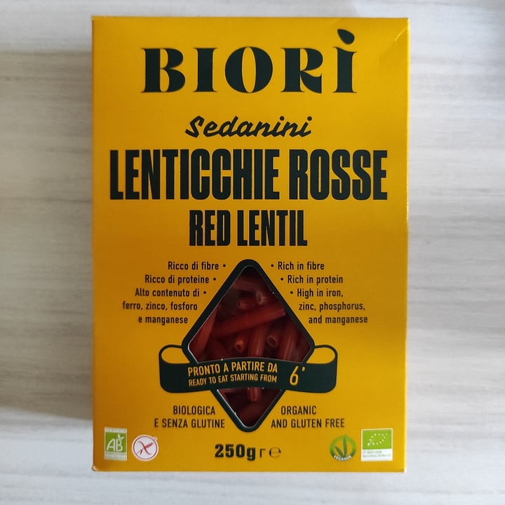 photo of Biori Biori' Sedanini di Lenticchie Rosse Bio shared by @daniela94 on  03 Jun 2022 - review