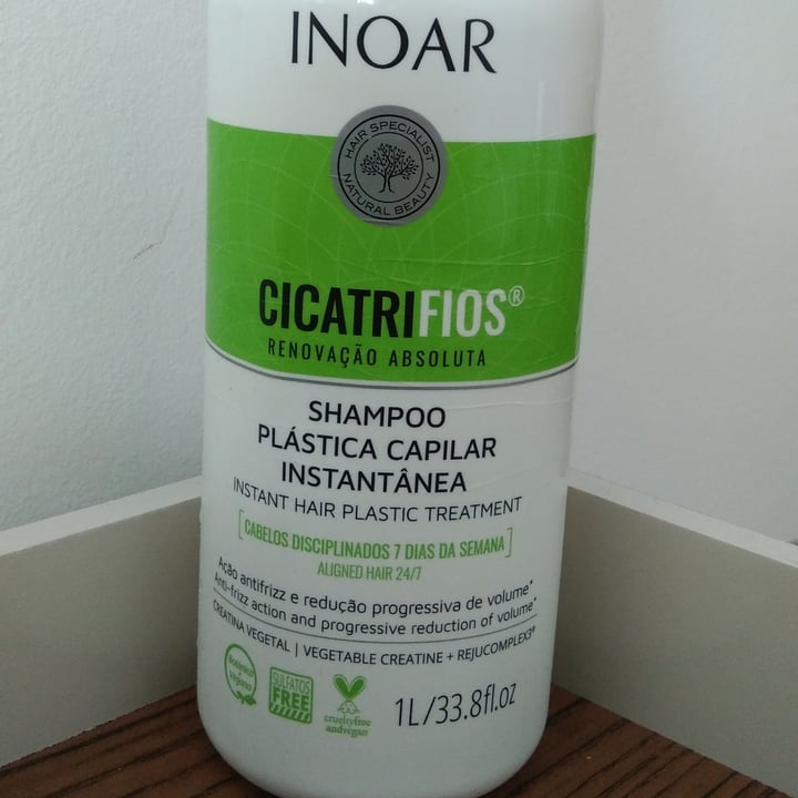 photo of Inoar Shampoo Cicatrifios shared by @fernandaweyz on  25 Apr 2022 - review