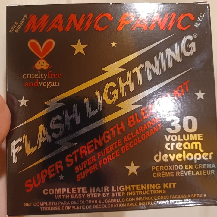 Manic Panic Flash Lightning Bleach 30 Volume Review abillion