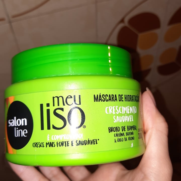 photo of Salon line Máscara de hidratação Crescimento saudável shared by @ades on  09 May 2022 - review