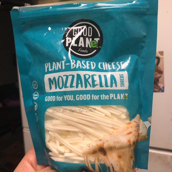 photo of Good Planet Foods Plant-based Cheese Mozzarella Shreds shared by @fatgoldfish on  24 Aug 2019 - review