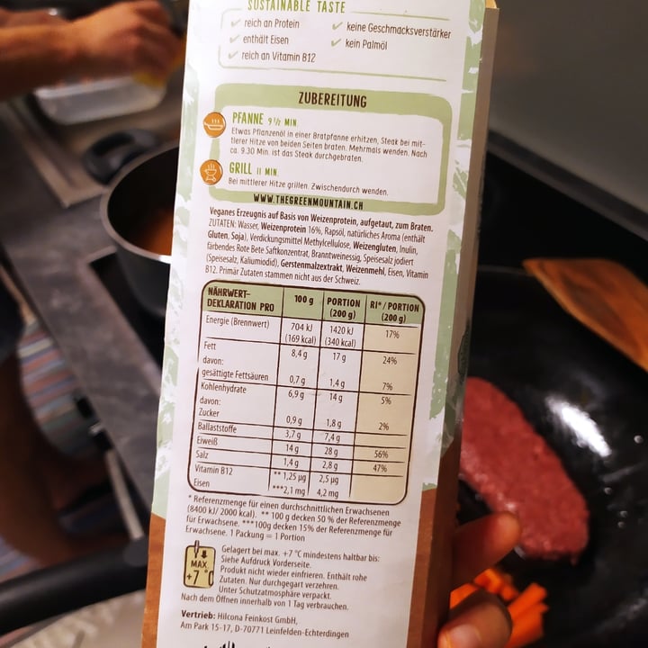 photo of The Green Mountain Plant-based Steak shared by @polpetta on  09 Sep 2022 - review