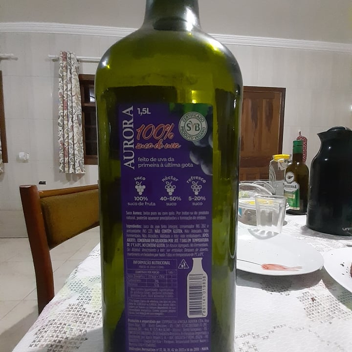 photo of Aurora Suco de uva tinto integral Aurora shared by @camila-araujo on  18 Jul 2021 - review