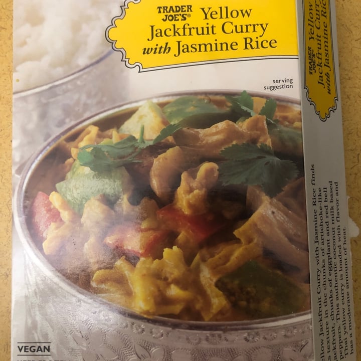 photo of Trader Joe's Yellow Jackfruit Curry with Jasmine Rice shared by @jennyyy7 on  06 Oct 2021 - review