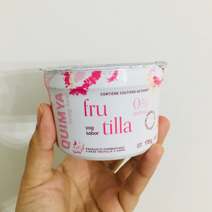 photo of Quimya Yogur sabor Frutilla shared by @sofiporti on  13 Oct 2020 - review