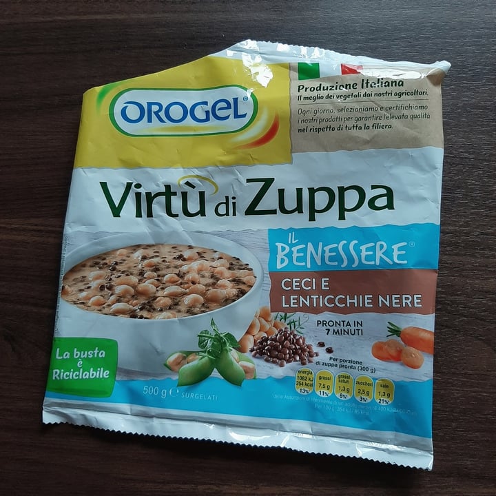 photo of Orogel Virtù di zuppa - Ceci E Lenticchie Nere shared by @federica9 on  05 Jan 2022 - review