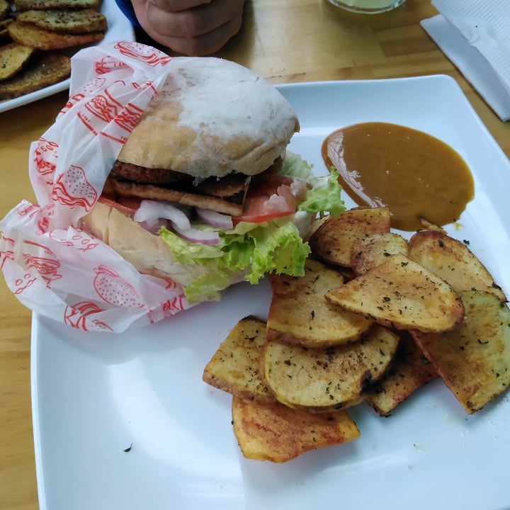 photo of Natural Veg Hamburguesa vegan shared by @diegomerchanm on  23 May 2021 - review