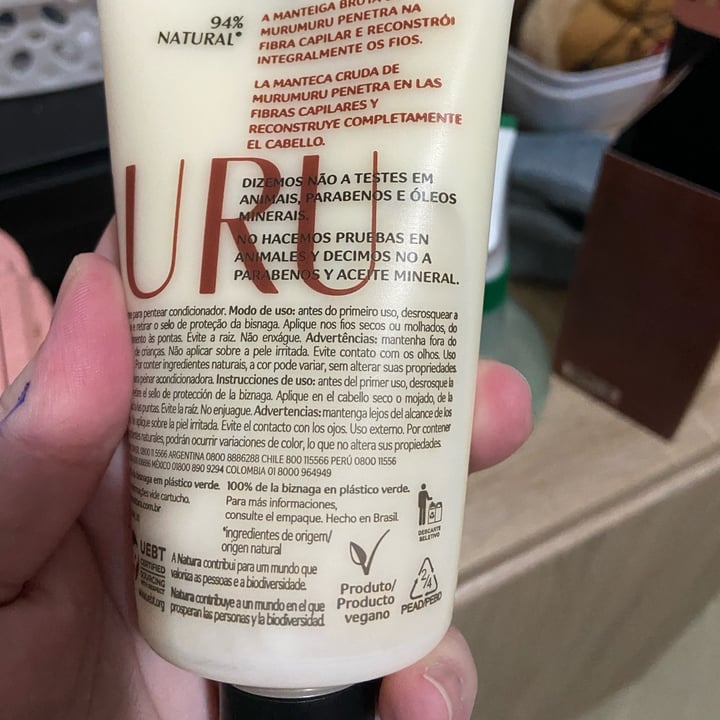 review photo of Natura Creme para Pentear Reconstrução dos Fios Ekos Murumuru shared by @taliki on 27 Apr 2022 - review
