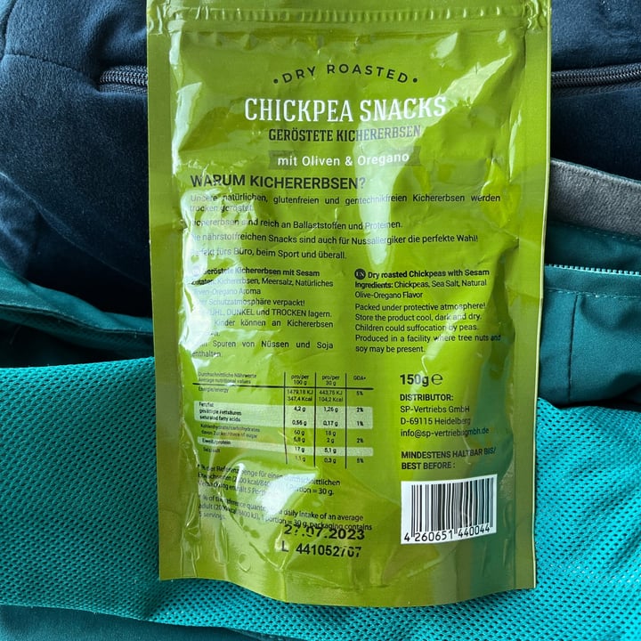 photo of Dry Roasted Chickpea snacks mit Oliven & Oregano shared by @soft97 on  10 Oct 2022 - review