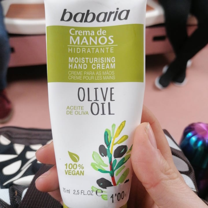 photo of Babaria Bio  Crema de manos aceite de oliva shared by @valquiriaoscura on  13 Apr 2021 - review