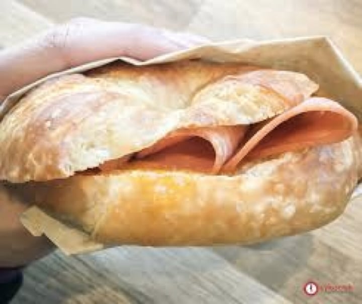 review photo of Vegan Picnic Ham & cheese croissant shared by @christiana on 12 Sep 2018 - review