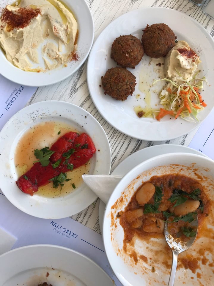 review photo of Plaka Restaurant Menlyn Park Butter beans and falafels shared by @lorika on 14 Jul 2019 - review