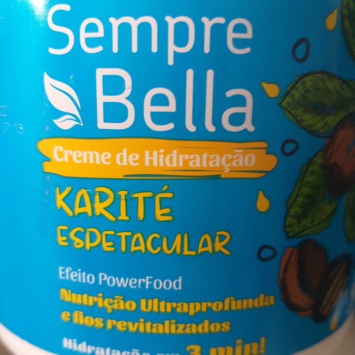 photo of Sempre Bella Creme De Hidratação Karité shared by @lorenasantos on  13 Oct 2022 - review