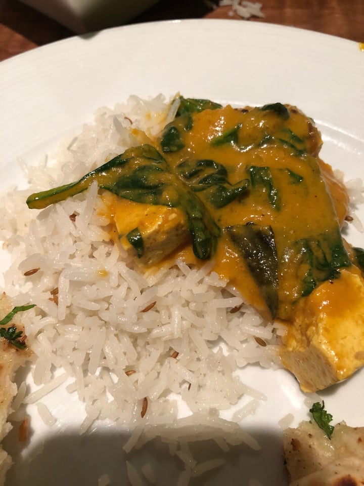 photo of Zaika Indian Cuisine Tofu Palak shared by @badassvegangrrl on  25 Aug 2019 - review