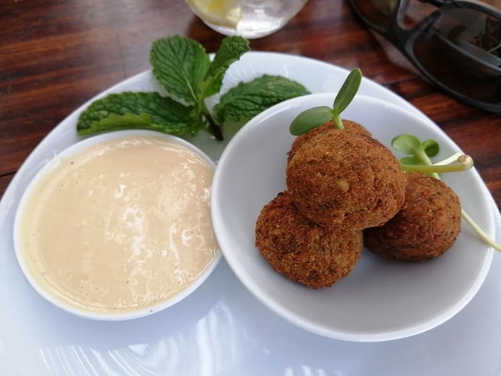 photo of The Courtyard Café Herby falafel balls shared by @vuurhoutjie on  16 Sep 2019 - review