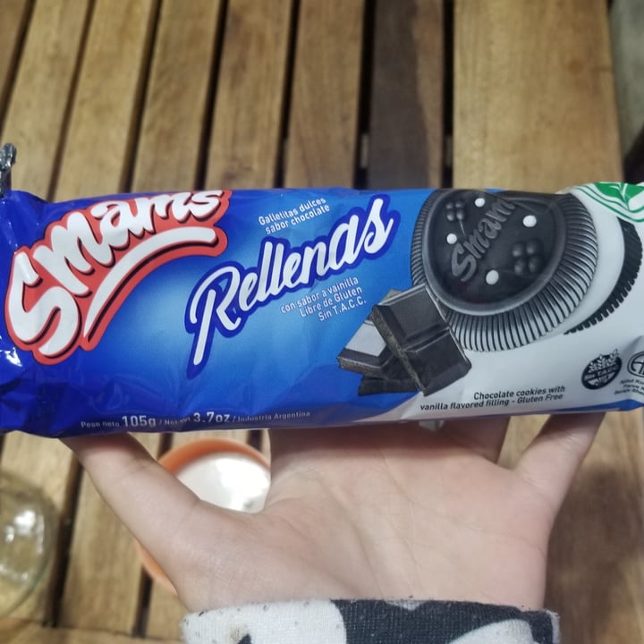 photo of smams Galletitas Dulces Sabor Chocolate Rellenas shared by @hohito on  28 Jul 2022 - review