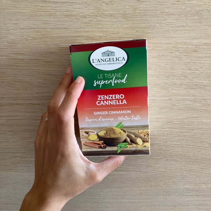 review photo of L'angelica Le Tisane Superfood - Zenzero Cannella shared by @occhicastani on 02 Oct 2022 - review