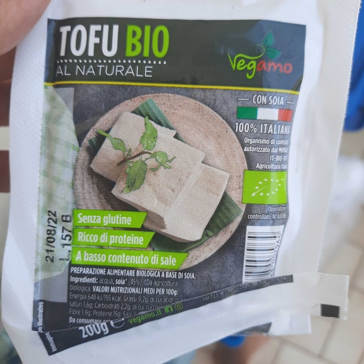 photo of Vegamo Tofu bio al naturale shared by @usagi90 on  22 Jul 2022 - review