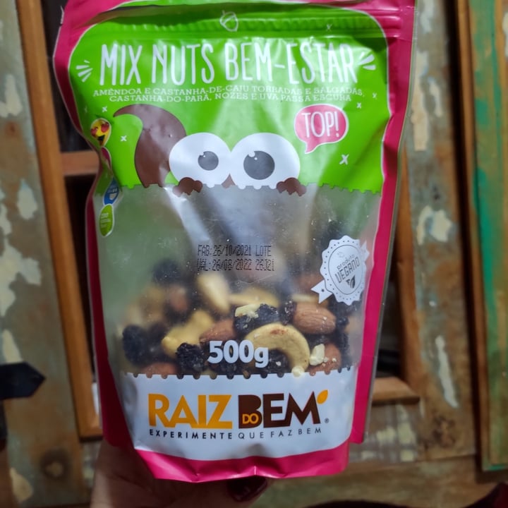 photo of Raiz do Bem Mix De Nuts shared by @vancorreasic on  19 Apr 2022 - review