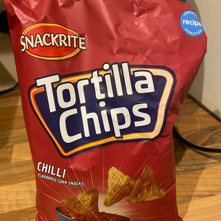 photo of SnackRite chilli tortilla chips shared by @joshthevegan on  10 Nov 2022 - review