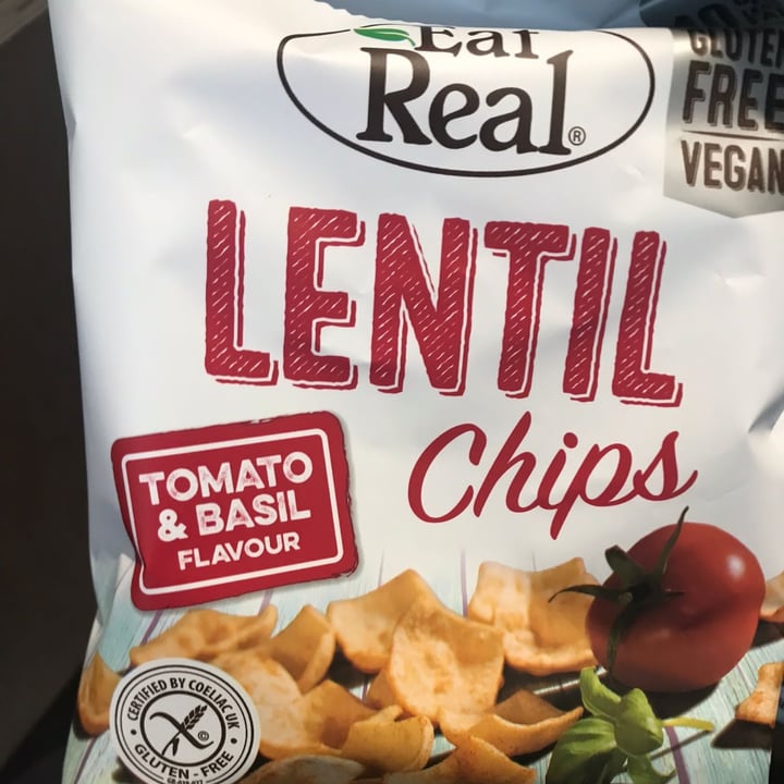 photo of Eat Real Chips Tomato & Basil shared by @giselenishikava on  31 May 2022 - review