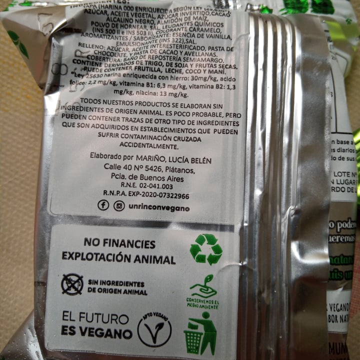 photo of Un Rincón Vegano Alfajor Black Chocolate shared by @andyeb on  09 Jan 2021 - review