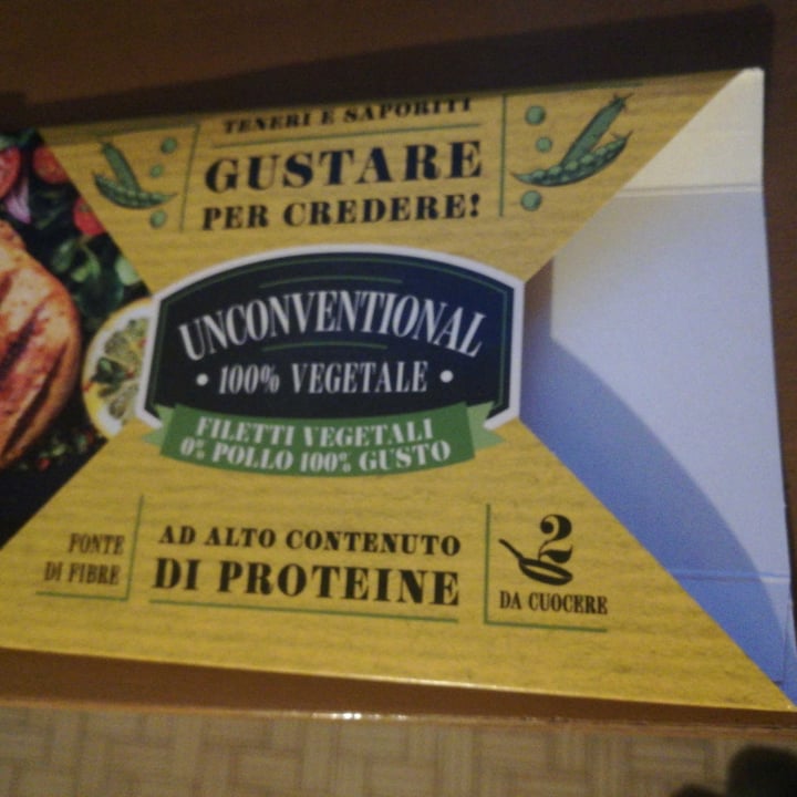 photo of Unconventional Filetti Vegetali 0% Pollo 100% Gusto - Plant Based Fillet shared by @topazio on  10 Mar 2022 - review