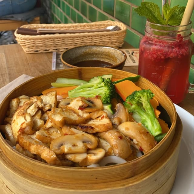 Photo of the dish “Udon Noodle With Tofu And Vegetables”