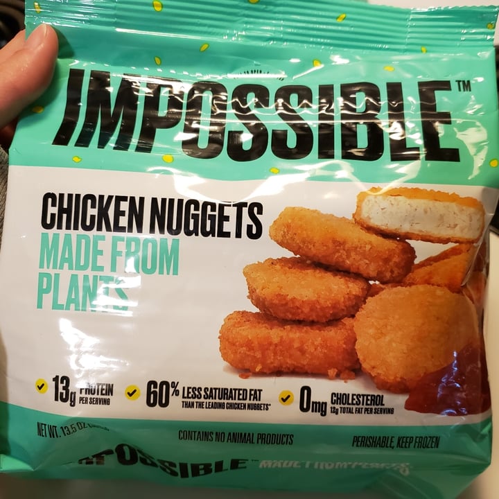 photo of Impossible Foods Chicken Nuggets shared by @samwisesamgee on  10 Dec 2021 - review