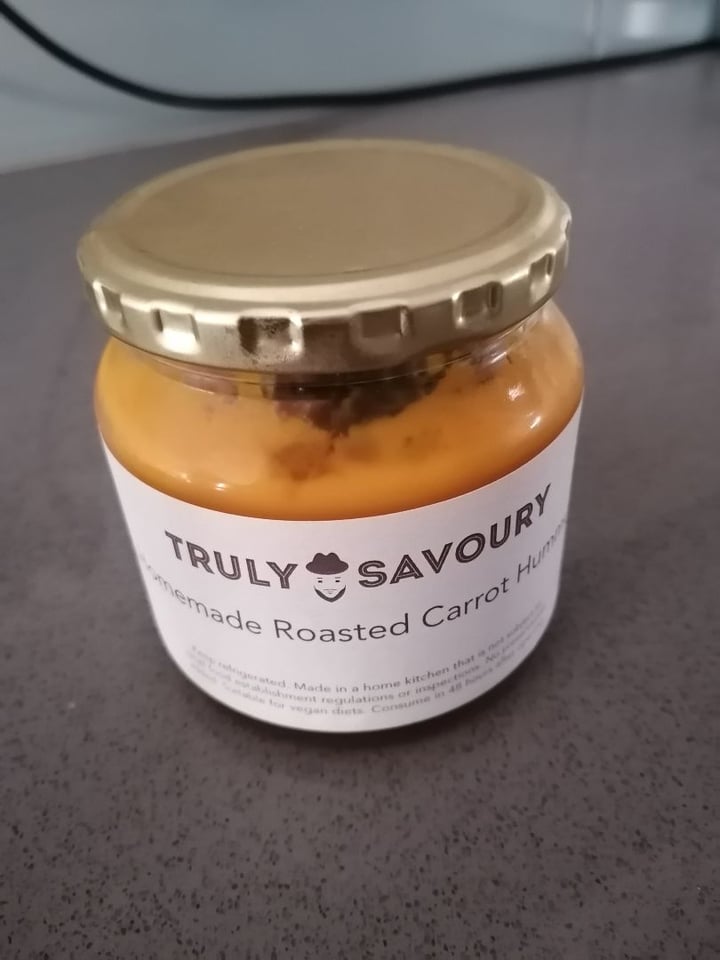 review photo of Truly savory Roasted Carrot Hummus shared by @heartbasedfoods on 31 Jan 2020 - review
