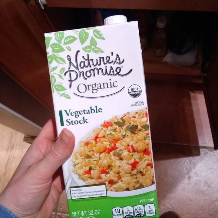photo of Nature's Promise Vegetable Stock shared by @tcrock33 on  01 Jan 2021 - review