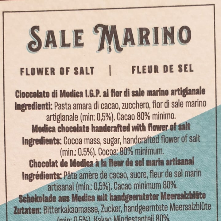 photo of Assai Cioccolato di Modica al sale marino shared by @le1lah on  10 Oct 2022 - review