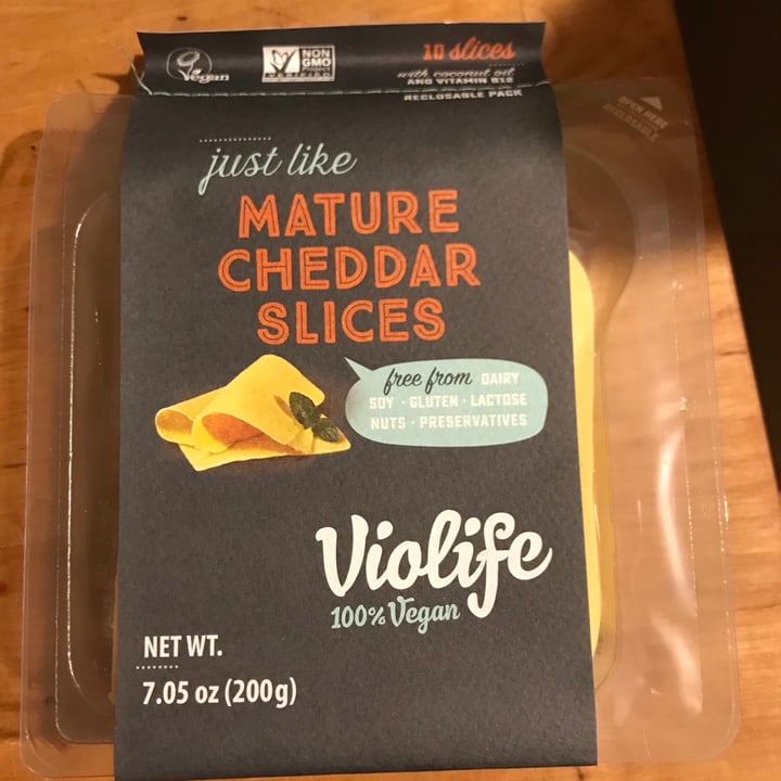 photo of Violife Mature Cheddar Slices shared by @kat2bkitten on  15 Oct 2020 - review