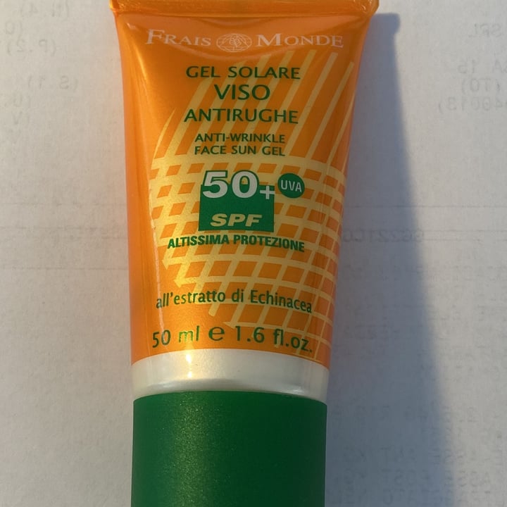 photo of Frais monde Gel solare viso Antirughe shared by @alicecristino on  19 Jan 2022 - review