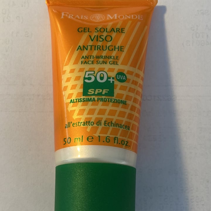 review photo of Frais monde Gel solare viso Antirughe shared by @alicecristino on 19 Jan 2022 - review