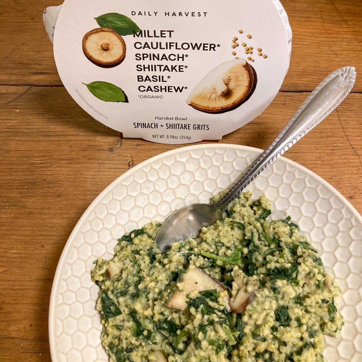Daily Harvest Spinach And Shiitake Grits Reviews abillion