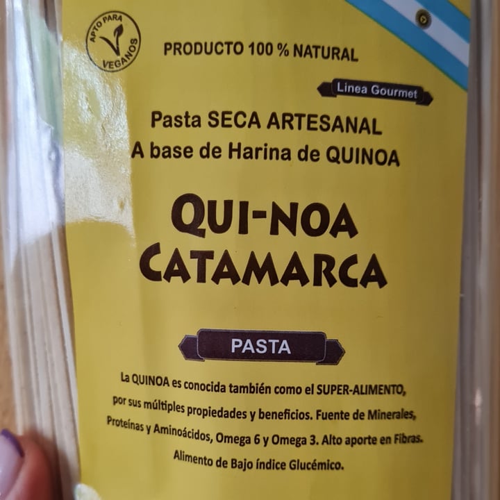photo of Qui-noa Catamarca Tallarines de Quinoa shared by @camivaleria on  17 Mar 2022 - review
