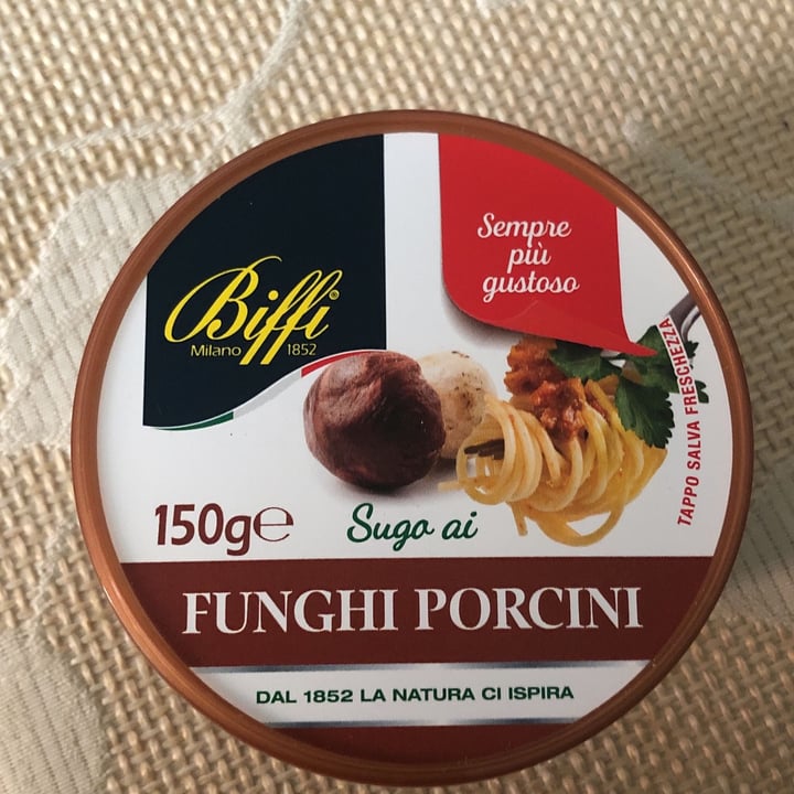 photo of Biffi Sugo Ai Funghi Porcini 150g  shared by @simonangeloro on  11 Mar 2022 - review