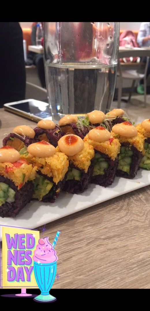 photo of Beyond Sushi (W 56th Street) Avacado sushi rolls shared by @squatsontoast on  17 May 2019 - review
