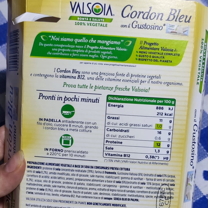 review photo of Valsoia Cordon Bleu con il Gustosino shared by @mariaelena0 on 09 Aug 2022 - review