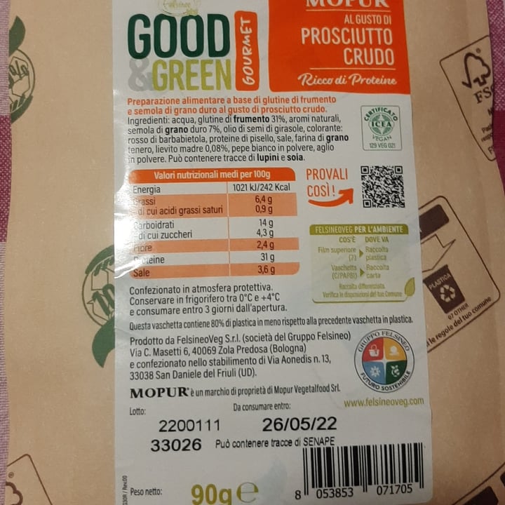 photo of Felsineo Veg Mopur prosciutto shared by @sice75 on  17 Mar 2022 - review