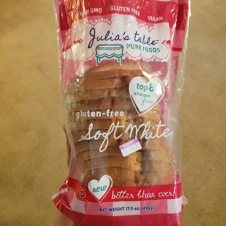 photo of Julia’s table Soft White Bread shared by @kaylas on  10 Aug 2021 - review