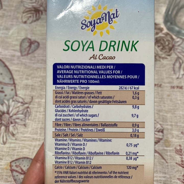 photo of Soya-Nat Soya Drink al Cacao shared by @aleglass on  16 Nov 2020 - review