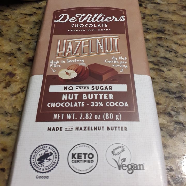 photo of De Villiers Chocolate Hazelnut Chocolate shared by @ginyandaisy on  14 Feb 2022 - review