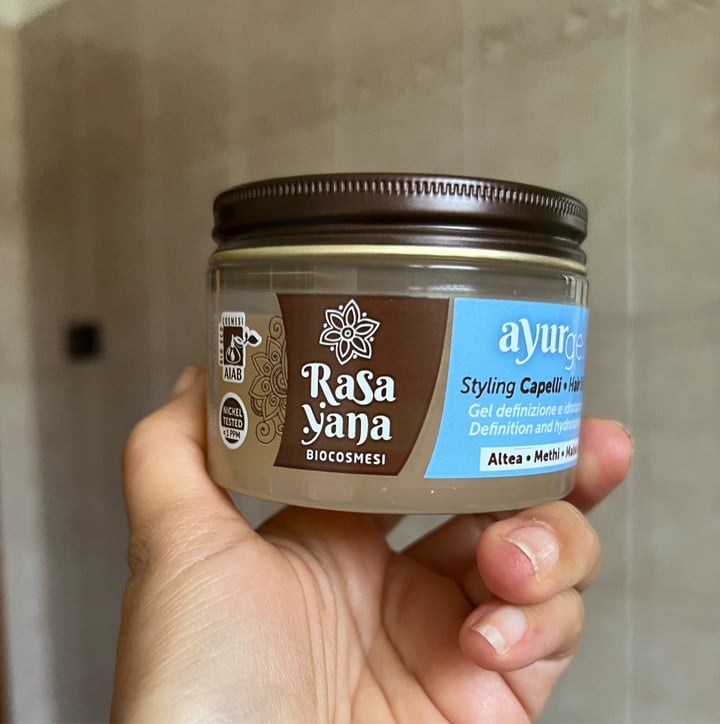 review photo of Rasayana Biocosmesi ayurgel Styling Capelli shared by @mericarmayoga on 31 Aug 2022 - review