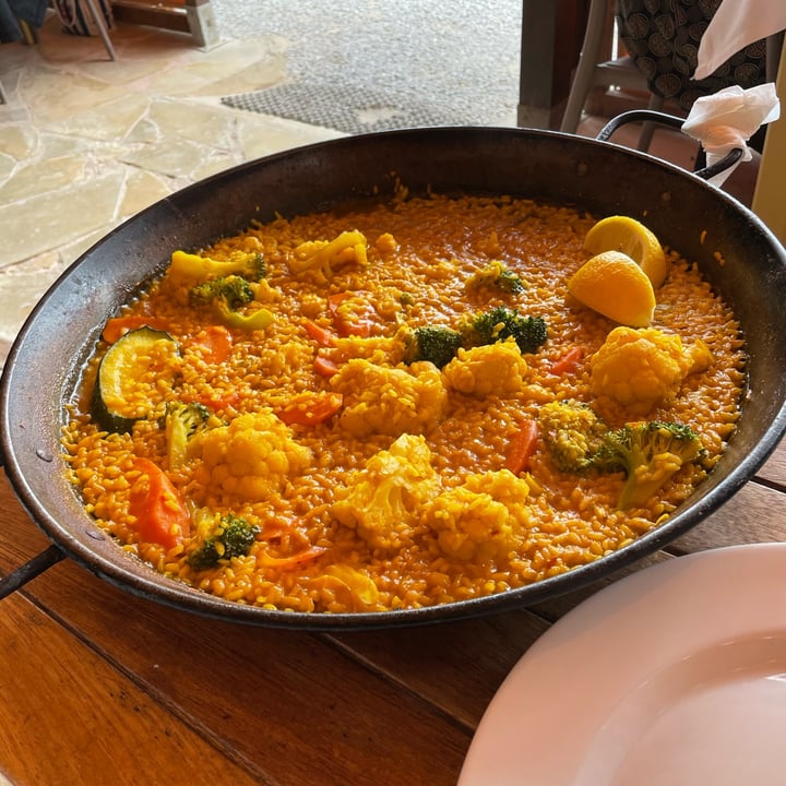 photo of Restaurant Sa Caleta Paella Vegetal shared by @anitilommi on  23 Mar 2022 - review