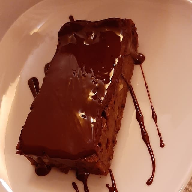 Photo of the dish “Torta paesana con cioccolato fuso”