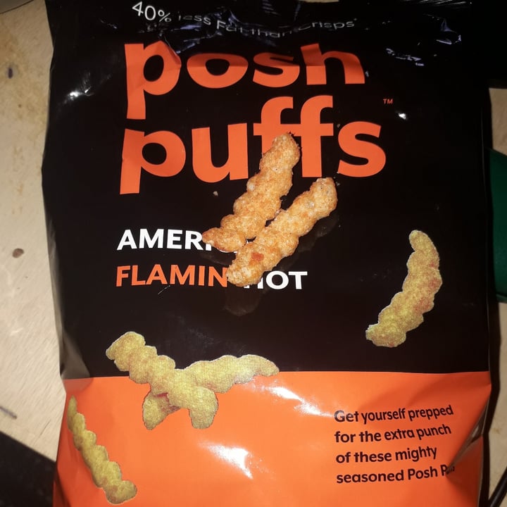 photo of Posh Puffs Posh Puffs American  Flamin' Hot shared by @veganbernadette on  16 Dec 2022 - review
